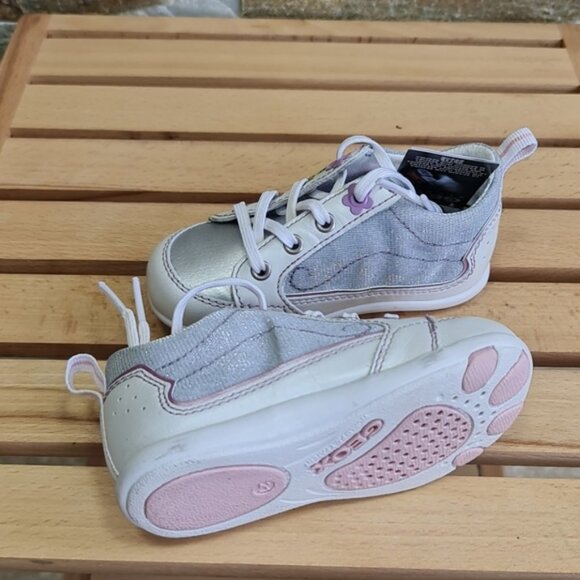 Geox Baby Sile First Walking Shoes Girls - Picture 4 of 6
